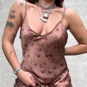 Dress Forum Brown Silky Maxi Dress